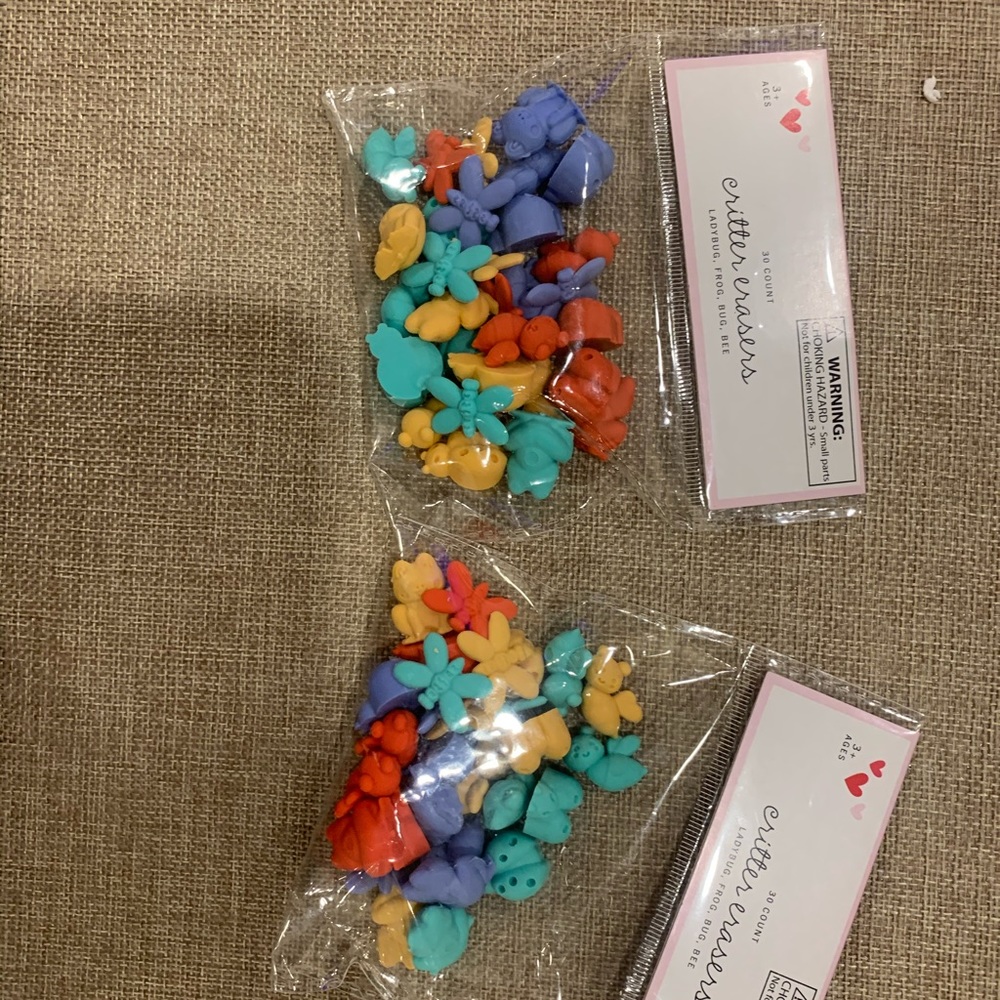 Target Critter Erasers